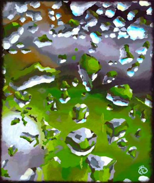 "Through My Window" Acrylic on Canvas 23"x31"