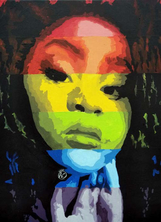 "Siggy's Pride" Acrylic on Canvas 16"x20"